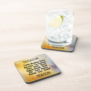 Treason Season Beverage Coaster