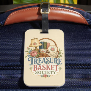 Treasure Basket Society Cottagecore Luggage Tag