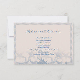 Treasure by the Sea Wedding Rehearsal Invitation