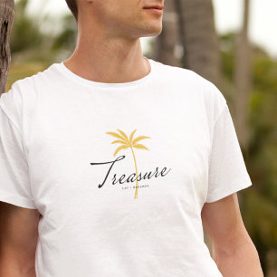 Treasure Cay, Bahamas Minimal Vintage Style T-Shirt