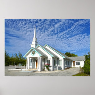 Treasure Cay Church, The Bahamas Poster