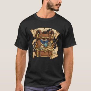 Treasure Chest Backpack School Supplies T-Shirt
