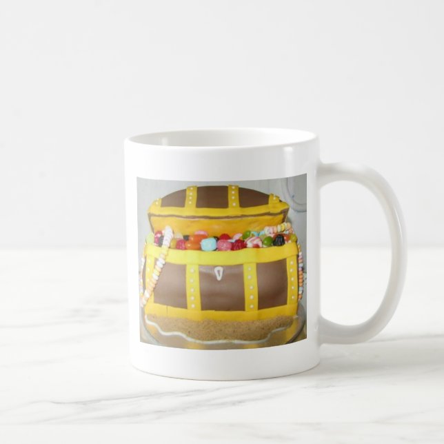 Treasure chest cake coffee mug (Right)