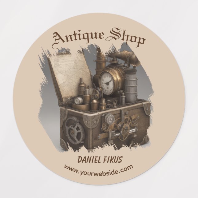 Treasure chest gears Personalized (Design 3)