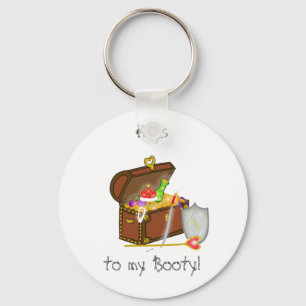 Treasure Chest Keychain- Keys to my Booty! Keychain