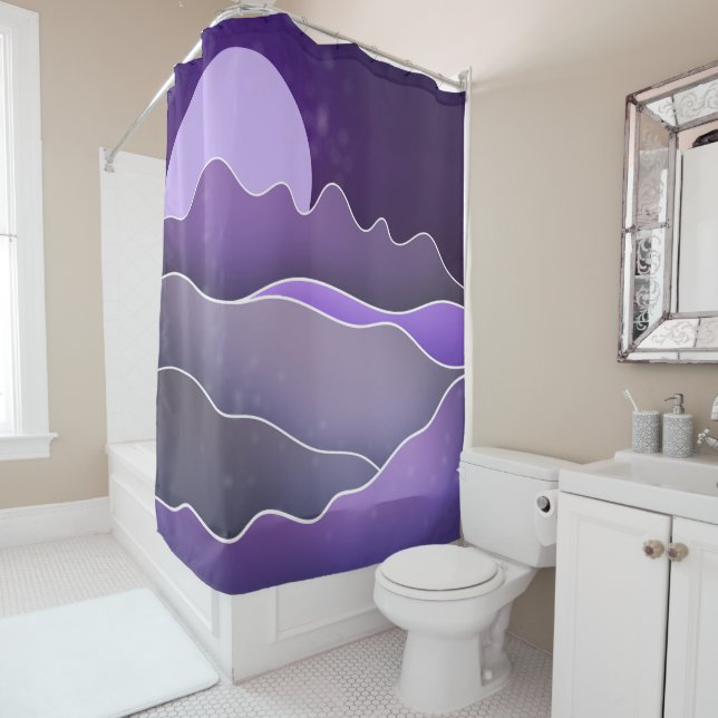 Treasure chest shower curtain (In Situ)