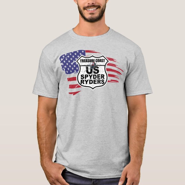 Treasure Coast Chapter - Tattered Flag T-Shirt (Front)