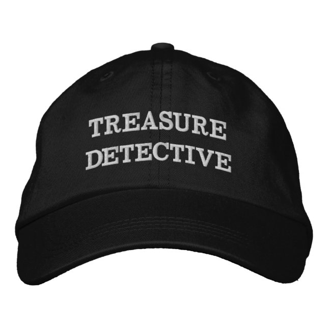Treasure Detective Metal Detecting Ball Cap (Front)