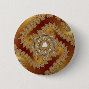 Treasure - Fractal 2 Inch Round Button