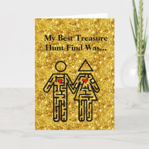 Treasure Hunt Love Card