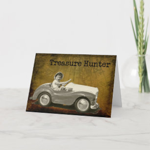 Treasure Hunter, Birthday to a Treasured Friend Card