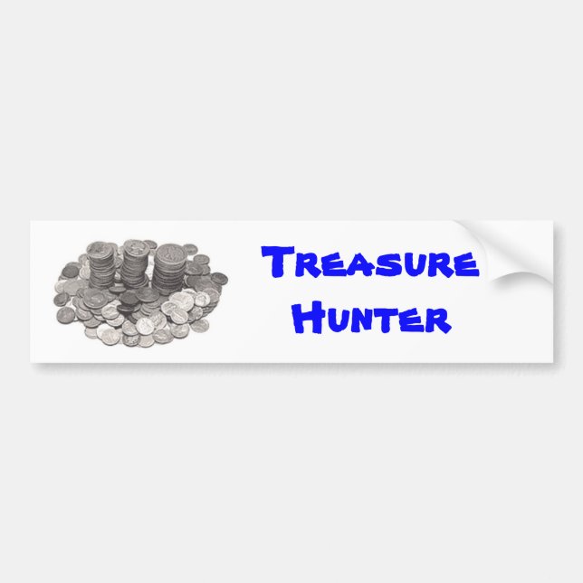 Treasure Hunter bumper sticker (Front)