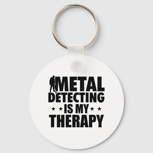 Treasure Hunter Metal Detector | Gondolas Gift Keychain (Front)