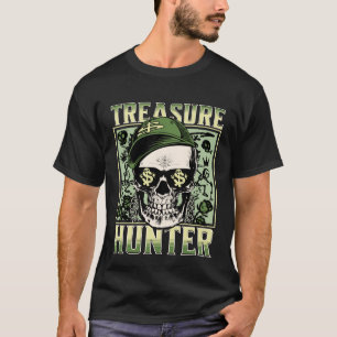 Treasure Hunter Metal detector Graffiti Detectoris T-Shirt