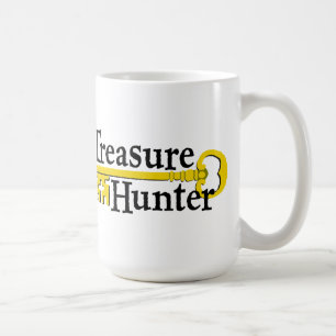Treasure Hunter with gold key Coffee Mug