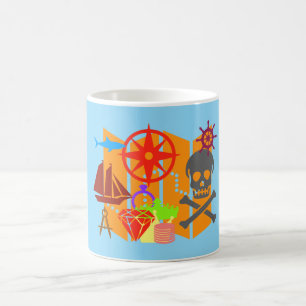 Treasure Hunting Collage Coffee Mug