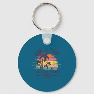 Treasure Island Girls Trip 2026 Summer Vibes Keychain