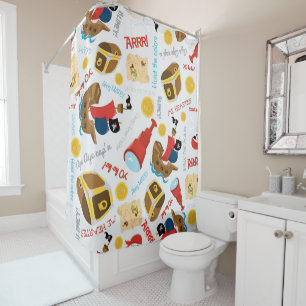 Treasure Island Party Pirates Shower Curtain
