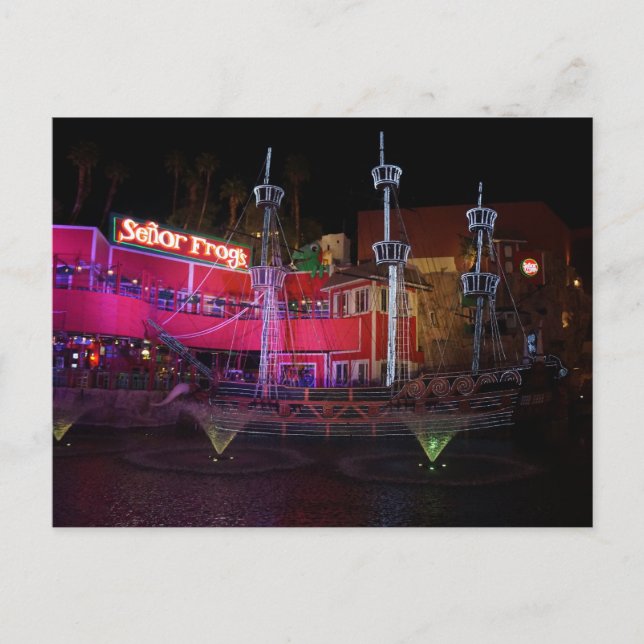 Treasure Island Pirate Ship #2 Carte postale (Devant)