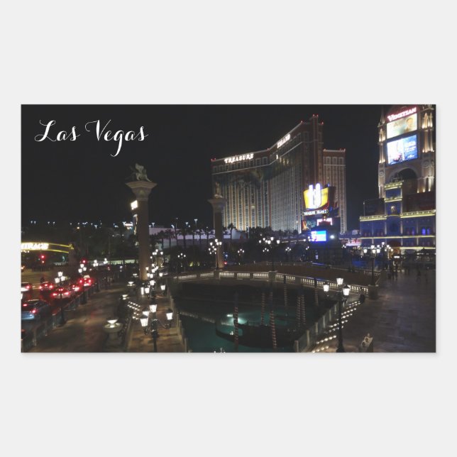 Treasure Island & The Venetian #2-1 Stickers (Front)