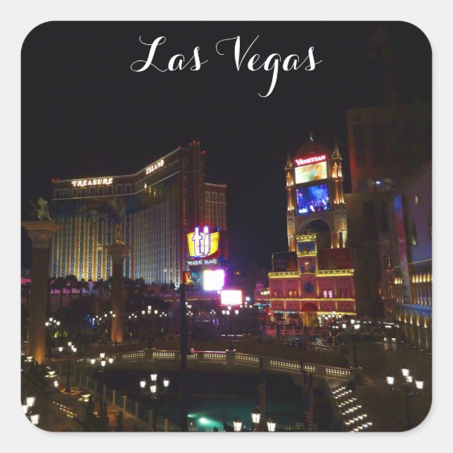 Treasure Island & The Venetian #3 Stickers (Front)