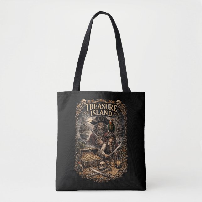 Treasure Island Tote Bag (Front)