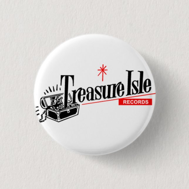 treasure isle 1 inch round button (Front)