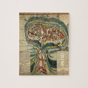 Treasure Map In The Middle Ages Jigsaw Puzzle