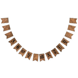 Treasure Map Pirate Party Bunting Flags