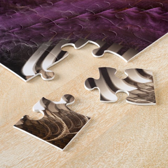 Treasure Of Night Fractal Art Jigsaw Puzzle (Side)