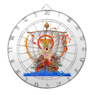 Treasure ship dartboard