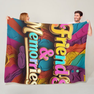 "Treasured Friendship" Fleece Blanket