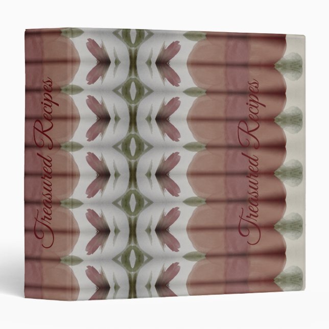 Treasured Recipe Book Binder (Front/Spine)