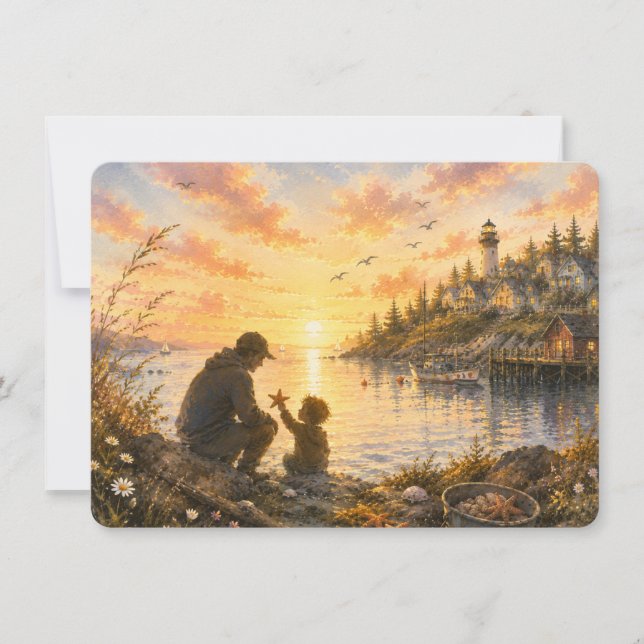 Treasures by the Tide Father's Day Card (Front)