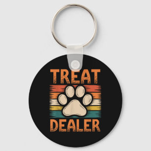 Treat Dealer Mens Funny Mens Treat Dealer Keychain