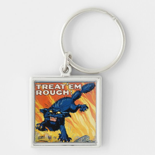 Treat 'em Rough - Join the Tanks Keychain (Front)