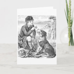 Treat for a Dog, Greeting Card