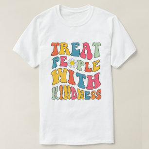 Treat People With Kindness Retro TPWK Inspirationa T-Shirt