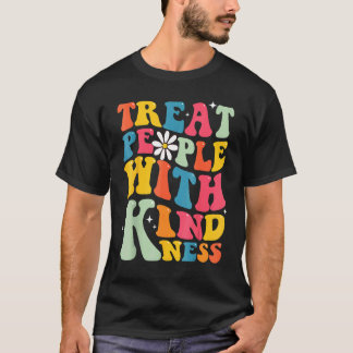 Treat People With Kindness Retro TPWK Inspirationa T-Shirt