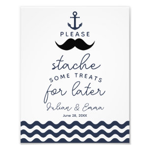 treat sign candy bar navy nautical