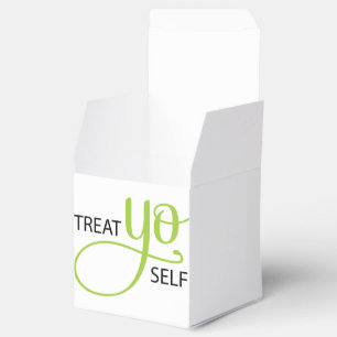 Treat Yo Self Lime Favor Box