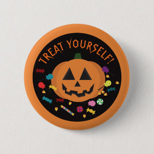 Treat Yourself! 2 Inch Round Button