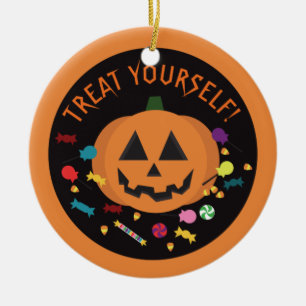 Treat Yourself! Ceramic Ornament