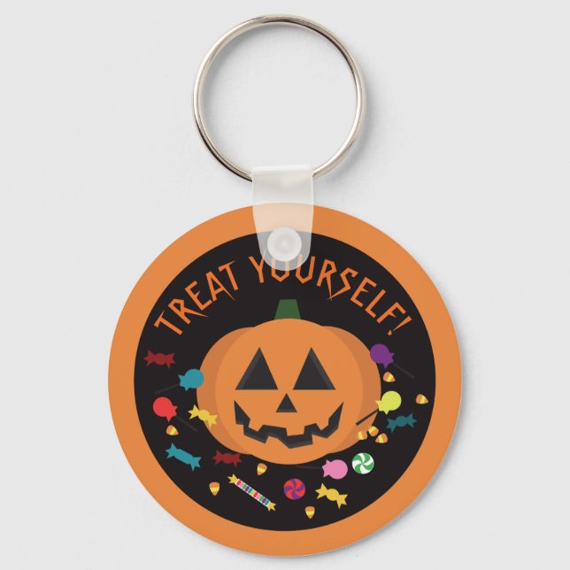 Treat Yourself! Keychain (Front)