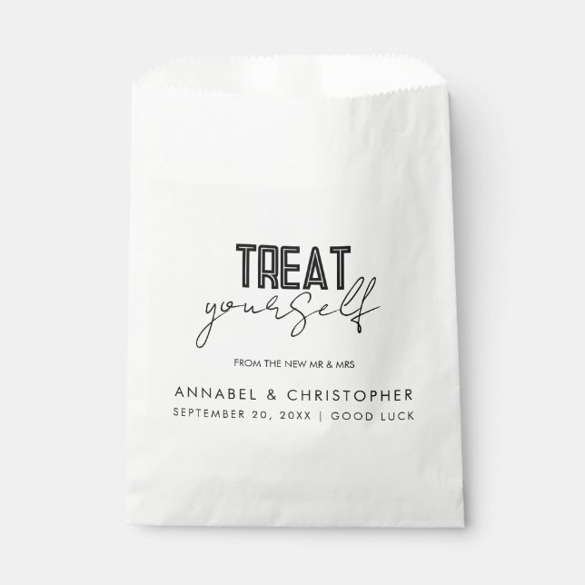 TREAT YOURSELF PAPER PARTY BAGS (Front)