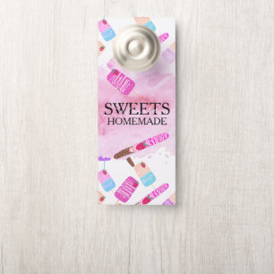 Treats Pretzels Baker Bakery Treats Door Hanger