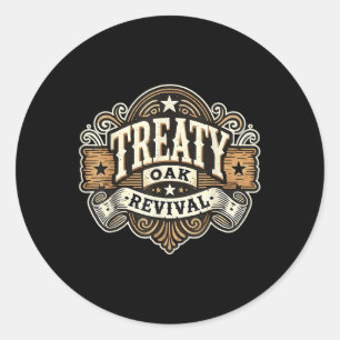 Treaty Oak Revival  Classic Round Sticker