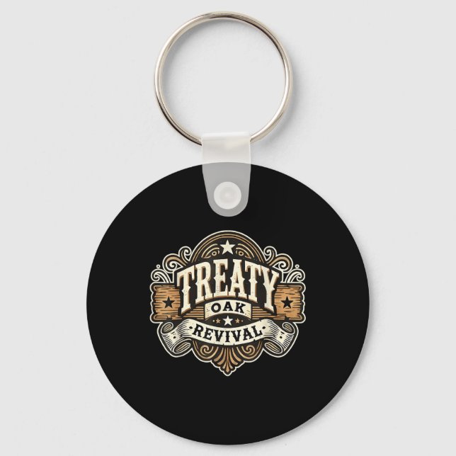 Treaty Oak Revival  Keychain (Front)