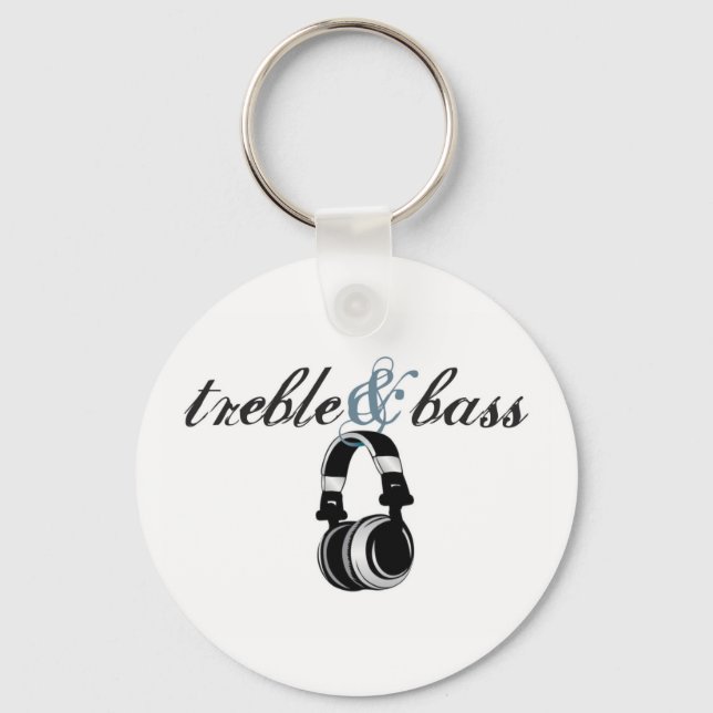 treble and bass keychain (Front)