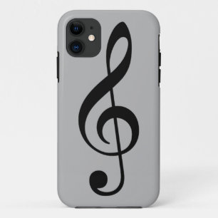 treble clef icon iPhone 11 case